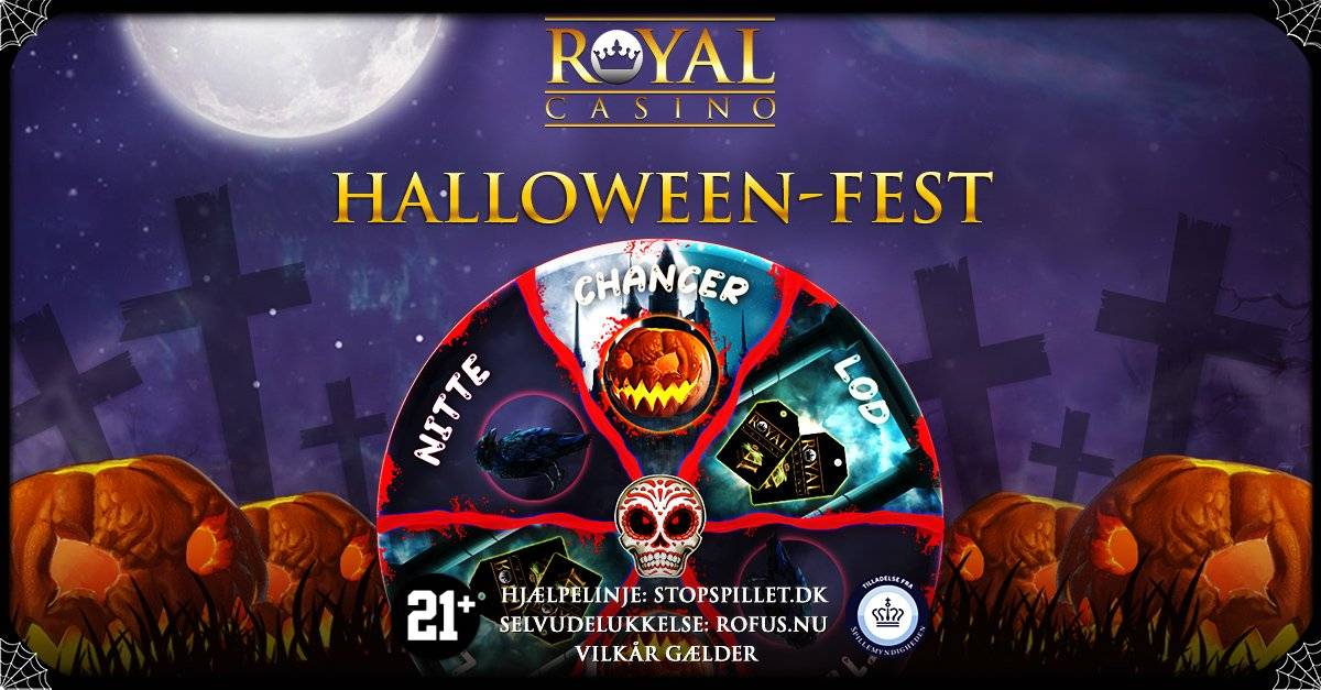 Royal Casino Halloween banner
